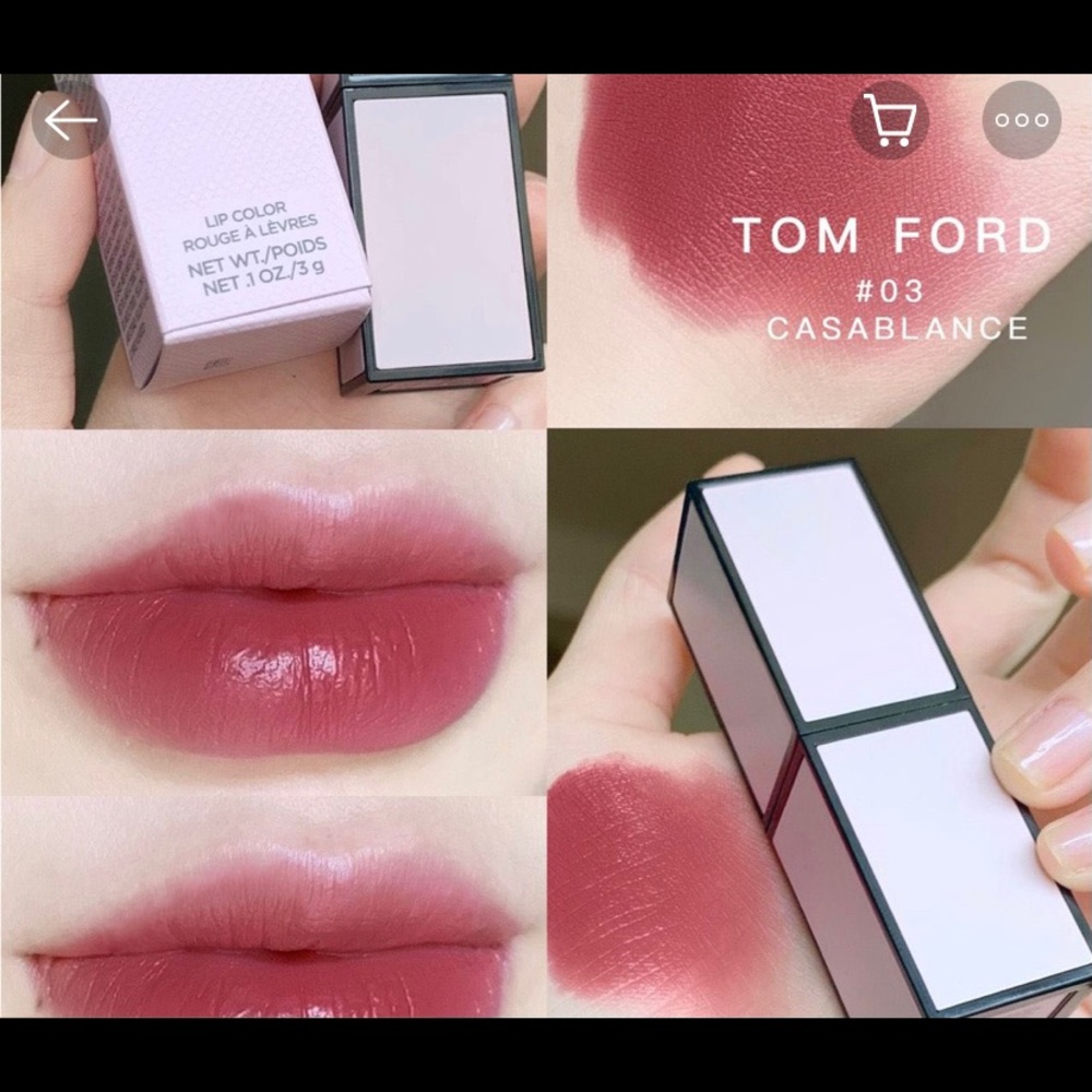 New Tom Ford lip color #Casablanca Rose prick